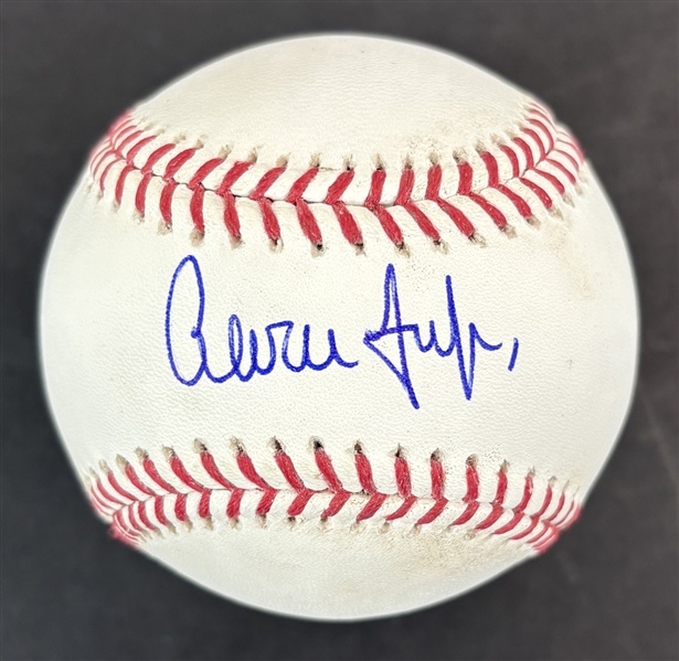 Aaron Judge Single Signed OML Batting Practice Baseball (PSA/DNA)