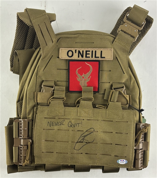 U.S. Navy Seal Robert ONeill Signed "Demon Hunter" Tactical Vest (PSA/DNA)