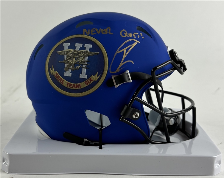 U.S. Navy Seal Robert ONeill Signed "SEAL Team Six" Mini Helmet (PSA/DNA ITP)	