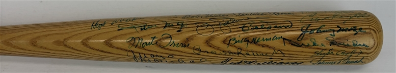 Baseball Hall of Famers Multi-Signed Rawlings Big Stick P302 Bat w/ Williams, Mays, Banks, & Many More! (31 Sigs)(JSA Sticker)