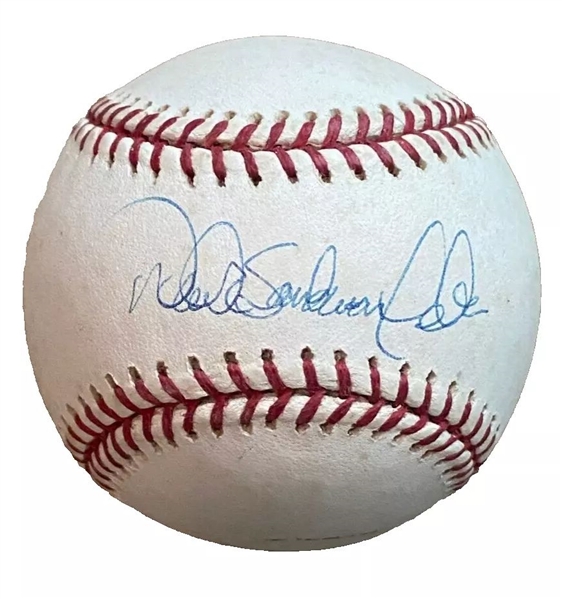 Derek Sanderson Jeter Full Name Signed OAL Playing-Era Selig Baseball (PSA, MLB & Steiner Sports)