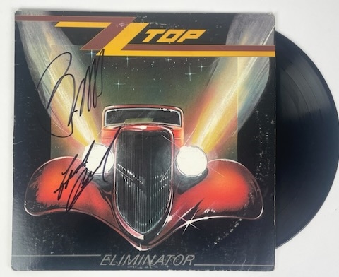 ZZ Top: Billy Gibbons & Frank Beard Signed "Eliminator" Album (Beckett/BAS)