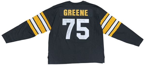 Joe Greene Signed 1969-1981 Champion Steelers Throwback Jersey (Beckett/BAS)