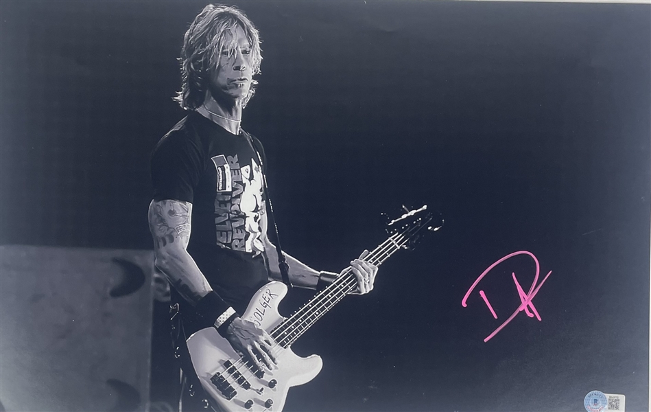 Guns & Roses: Duff McKagan Signed Photograph (Beckett/BAS)