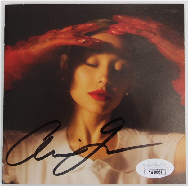 Ariana Grande Signed "Eternal Sunshine" CD Insert (JSA)