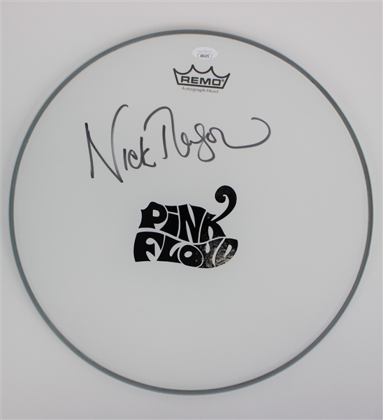 Pink Floyd: Nick Mason Signed 14" Drumhead (JSA)