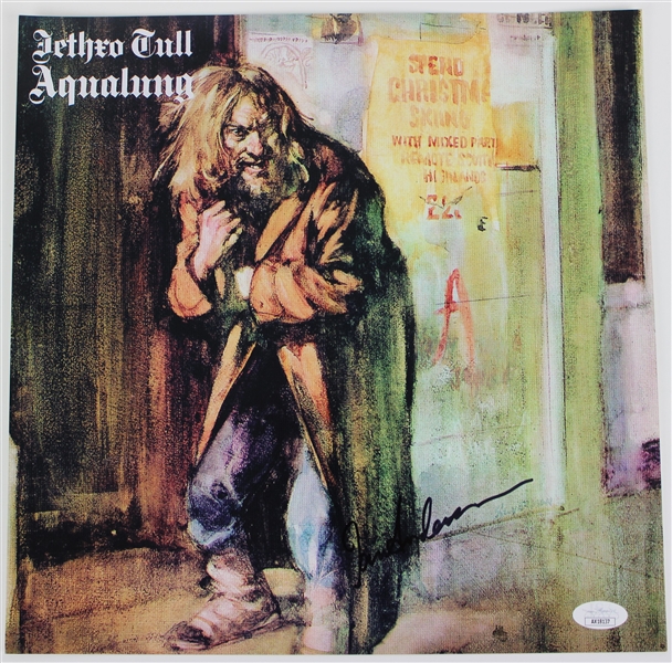 Jethro Tull: Ian Anderson Signed "Aqualung" Album Flat (JSA)