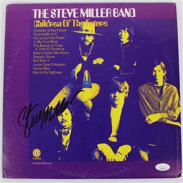 Steve Miller Signed "Children of the Future" Album Cover w/ Vinyl (JSA)