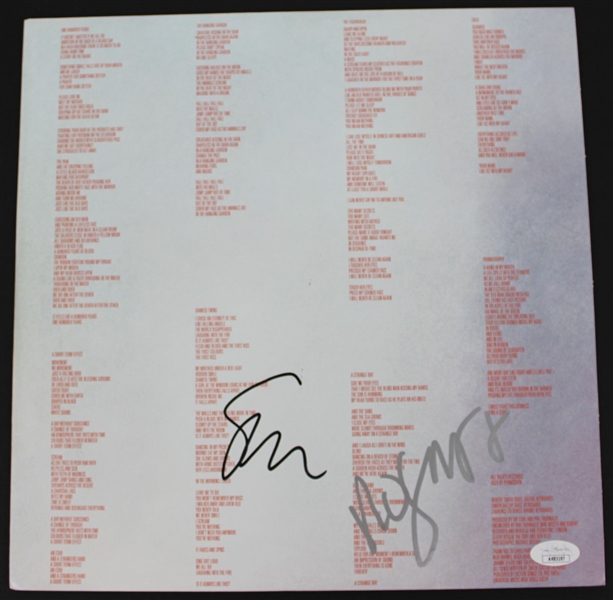 The Cure: Robert Smith & Simon Gallup Signed Album Insert w/ Vinyl (JSA)