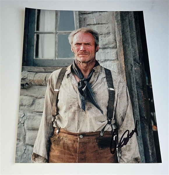 Clint Eastwood Signed 11" x 14" Color Photo (Third Party Guaranteed)