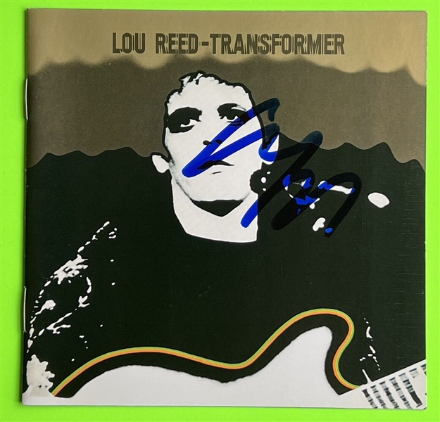 Lou Reed Signed "Transformer" CD Insert (Third Party Guaranteed)