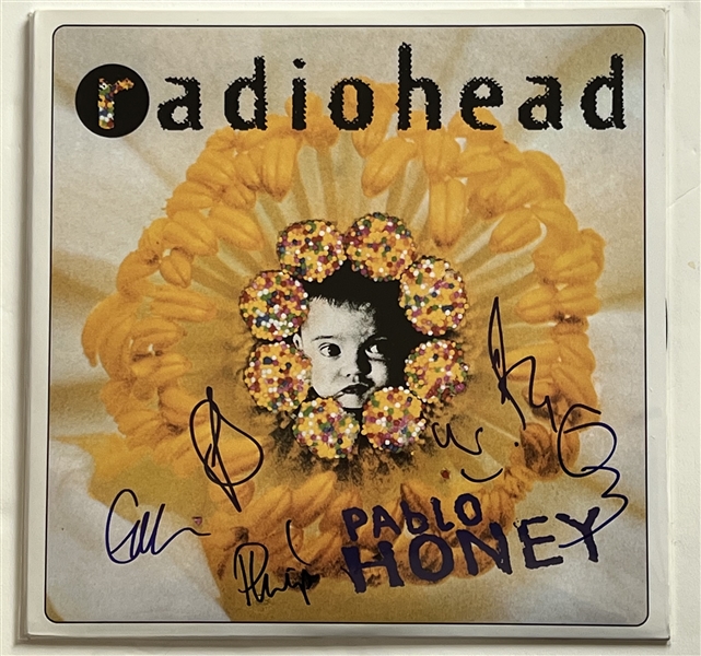 Radiohead Group Signed "Pablo Honey" Record Album (Third Party Guaranteed)