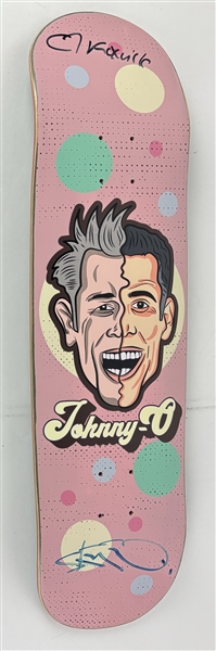 Johnny Knoxville & Steve-O Signed Graphic Skateboard Deck (Third Party Guaranteed)