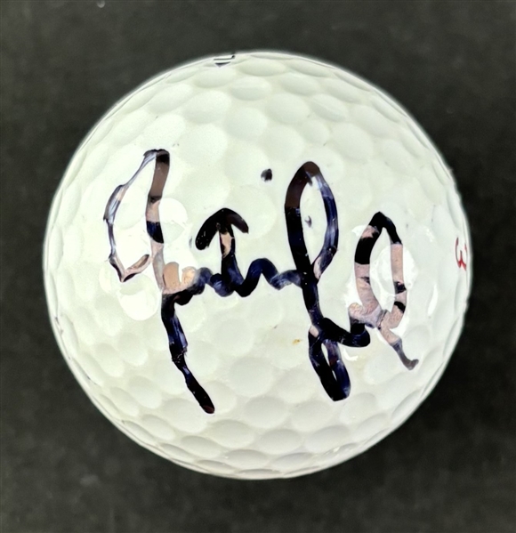 Justin Leonard Signed Golf Ball (JSA COA)