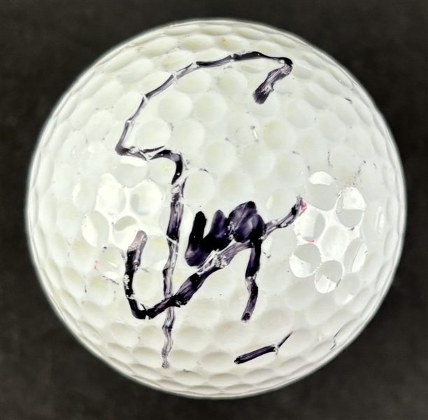 Fuzzy Zoeller Signed Golf Ball (JSA COA)