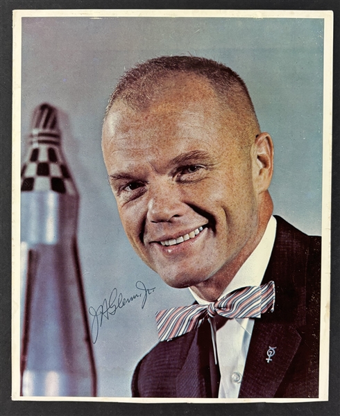 John Glenn Signed 8" x 10" Color Photo (JSA COA)