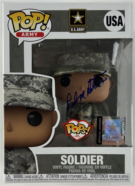 Vietnam Veteran Robert Patterson Signed USA Soldier Funko Pop! (JSA)