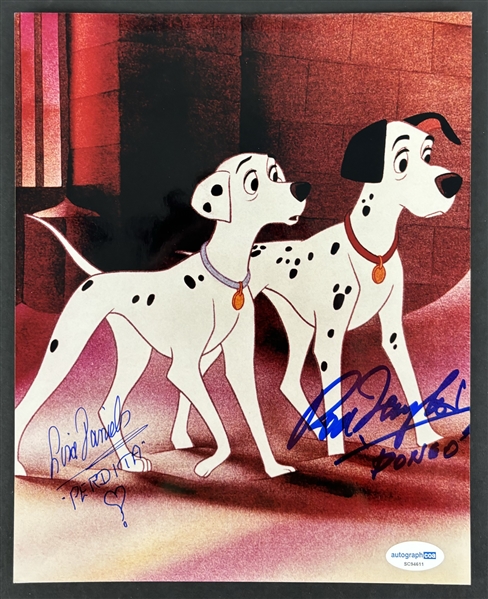 Lisa Daniels & Rod Taylor Signed 8" x 10" 101 Dalmatians Photo (ACOA)