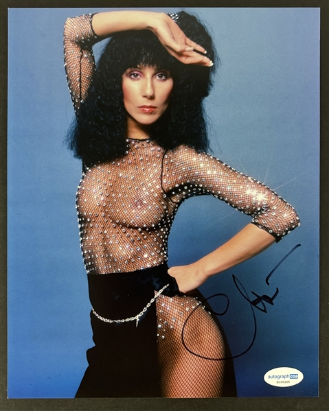 Cher Signed 8" x 10" Color Photo (ACOA)