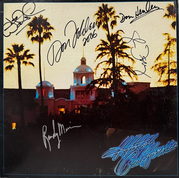 The Eagles RARE Fully Band Signed "Hotel California" Record Album (Beckett/BAS LOA)(PSA/DNA LOA)