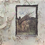 Led Zeppelin Fully Group Signed “Led Zeppelin IV” Album Cover (4 Sigs)(Beckett/BAS & JSA LOA) 