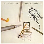 Paul McCartney Signed "Pipes of Peace" UK Vinyl Pressing (Tracks LOA)(Beckett/BAS LOA)