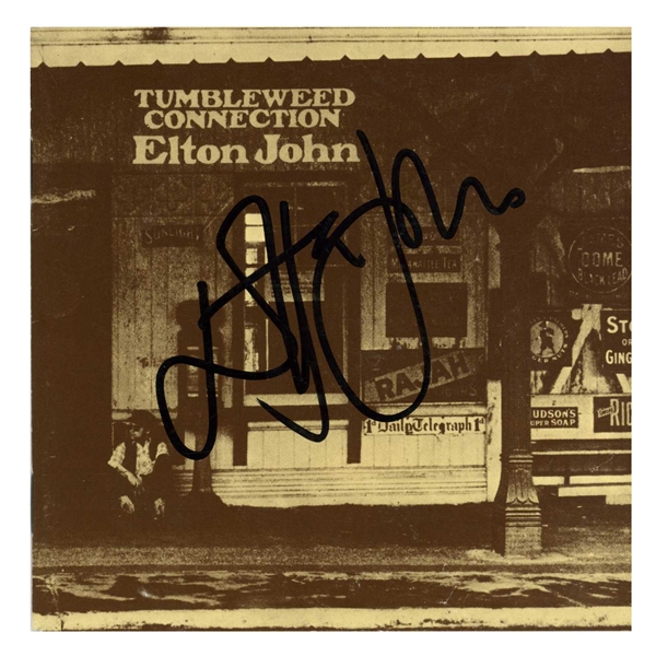 Elton John Signed "Tumbleweed Connection" CD Booklet (Tracks LOA)(Epperson/REAL LOA)