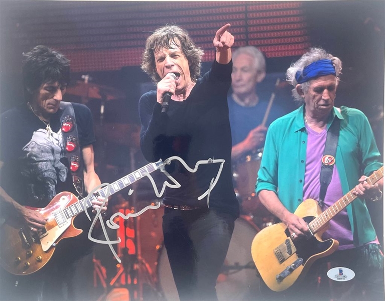 Rolling Stones: Ronnie Wood Signed Photograph (Beckett/BAS)