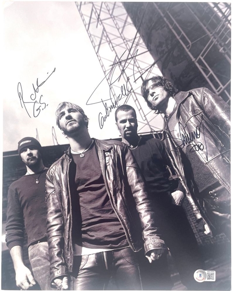 Godsmack Group Signed Photo (3/Sigs) (Beckett/BAS)