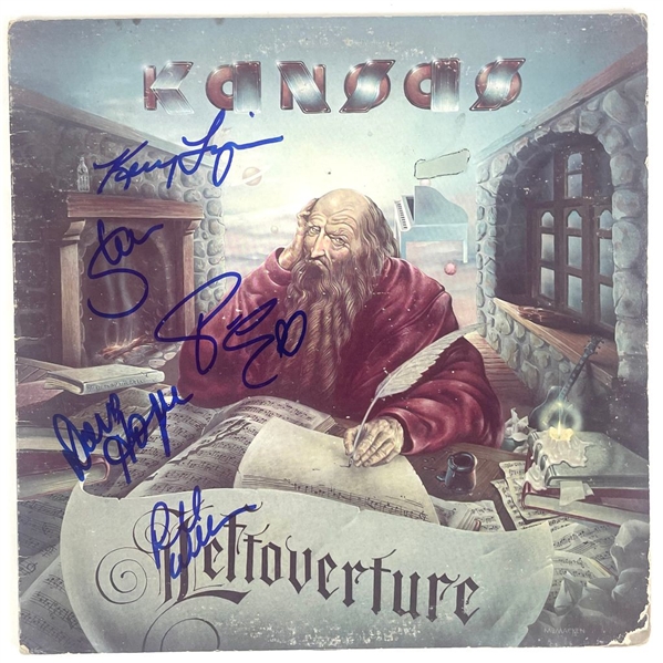 KANSAS: Group Signed "Leftoverature" Album (5/Sigs) (PSA/DNA)