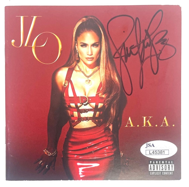 Jennifer Lopez (JLO) Signed "A.K.A." CD Insert (JSA)