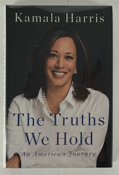 Kamala Harris Signed "The Truths We Hold: An American Journey" - A Political Memoir (Third Party Guaranteed)