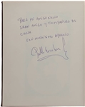 Pablo Escobar ULTRA-RARE Signed "Gaviria en Caricaturas" Book Published During Pablos Prison Stay! (JSA)