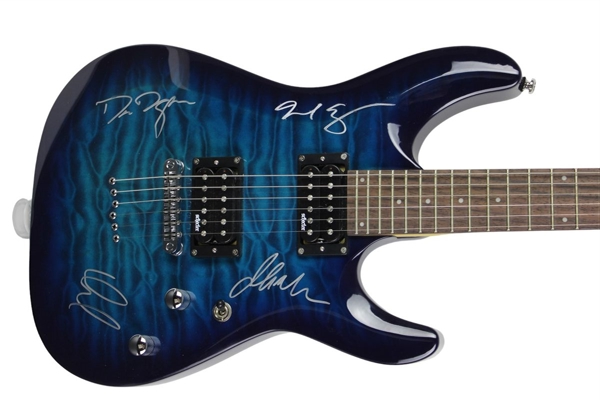 "Disturbed" Group Signed Guitar (4/Sigs) (JSA & Beckett/BAS)