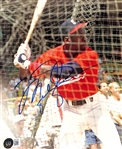 Michael Jordan Signed 8" x 10" Chicago White Sox Batting Photo (Beckett/BAS LOA)(Grad Collection)