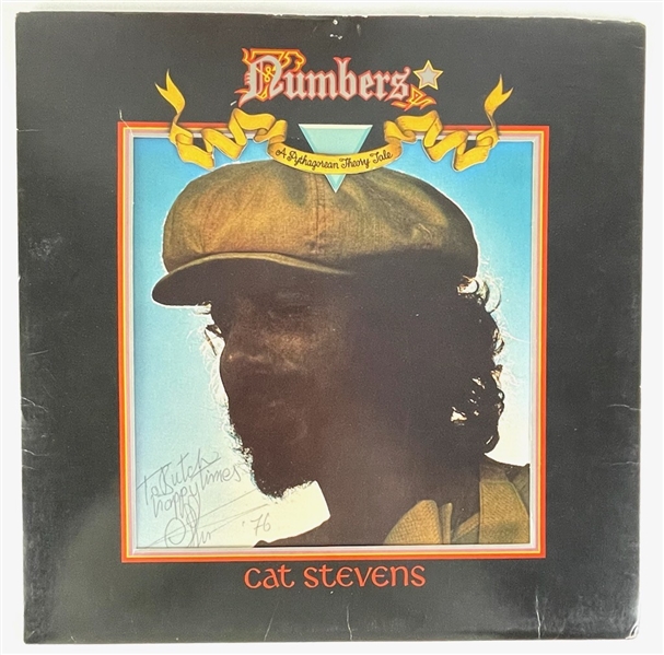 Cat Stevens Signed "Numbers" Album (Beckett/BAS)