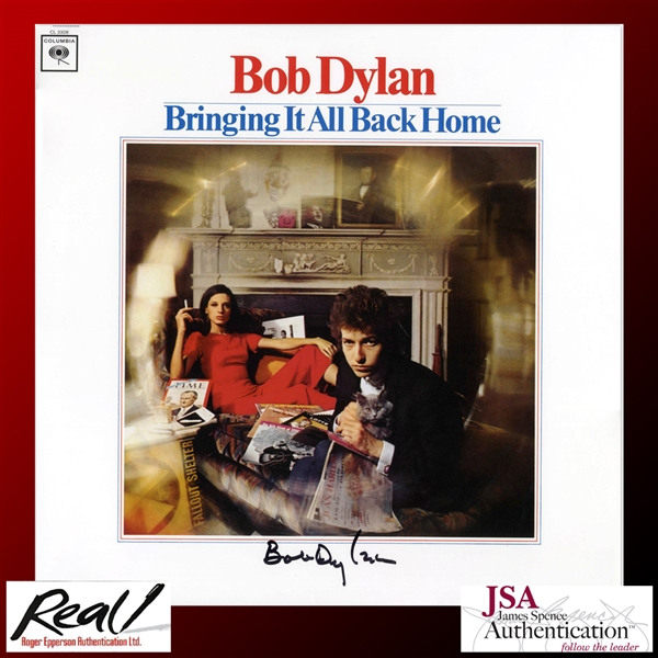 Bob Dylan Superbly Signed Bringing it All Back Home Album (JSA, Epperson/REAL & Manager Jeff Rosen LOAs)