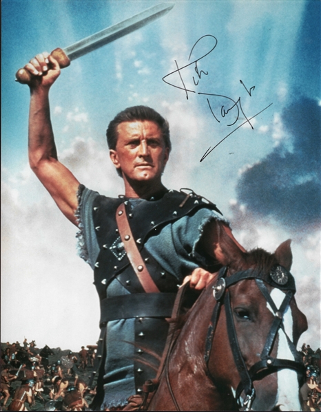 Kirk Douglas Signed 11" x 14" Spartacus Photo (Beckett/BAS)