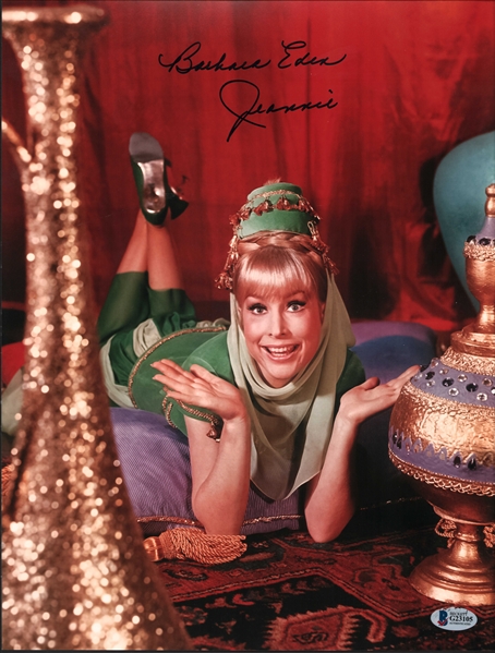 Barbara Eden Signed 11" x 14" "I Dream of Jeannie" Color Photo (Beckett/BAS)