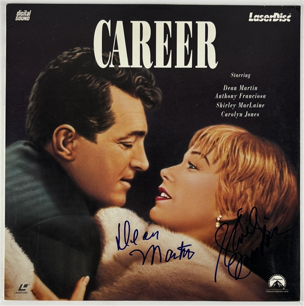 Dean Martin & Shirley MacLaine Signed "Career" LaserDisc (Beckett/BAS LOA)