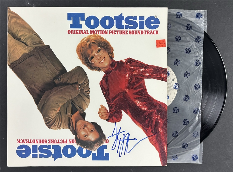 Dustin Hoffman Signed "Tootsie" Motion Picture Soundtrack w/ Vinyl (Beckett/BAS)