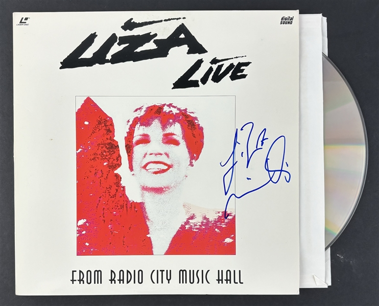 Liza Minnelli Signed "Live from Radio City Music Hall" LaserDisc (Beckett/BAS)