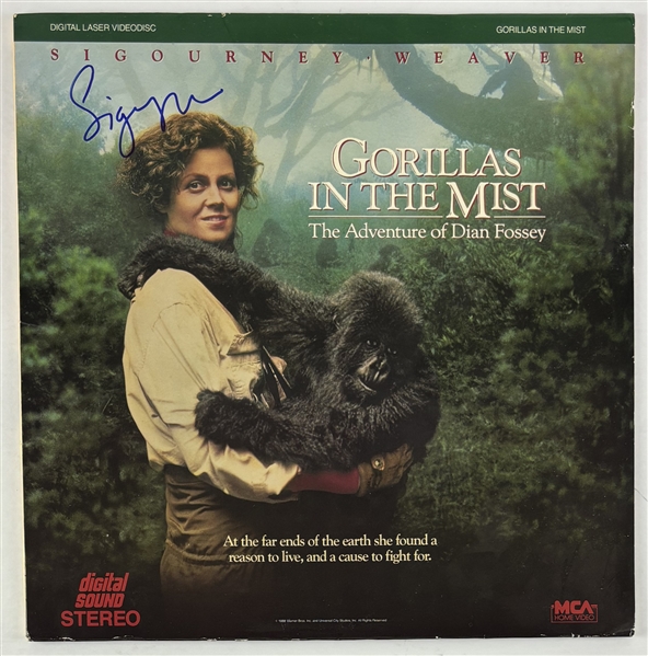 Sigourney Weaver Signed "Gorillas in the Mist" Laserdisc (Beckett/BAS)