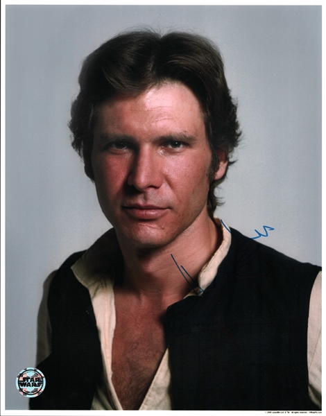 Star Wars: Harrison Ford Signed 11" x 14" Photo as Han Solo (Official Pix Licesnsed Photo)(Beckett/BAS LOA)