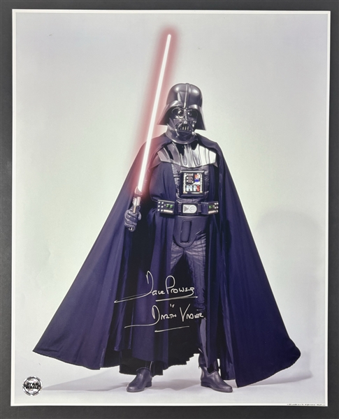 Star Wars: Dave Prowse Signed 16" x 20" Official Pix Photo (Beckett/BAS)