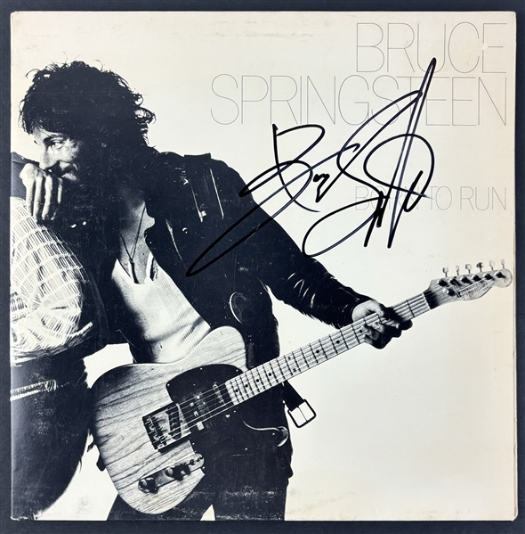 Bruce Springsteen Group Signed "Born to Run" Album Cover (Beckett/BAS LOA)