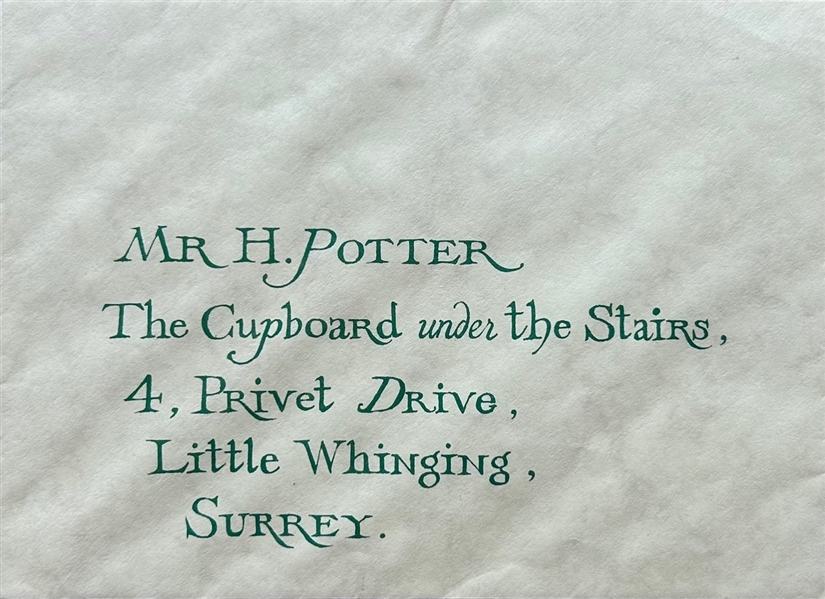 Harry Potter – Hogwarts Invitation Envelope Screen - Used Prop