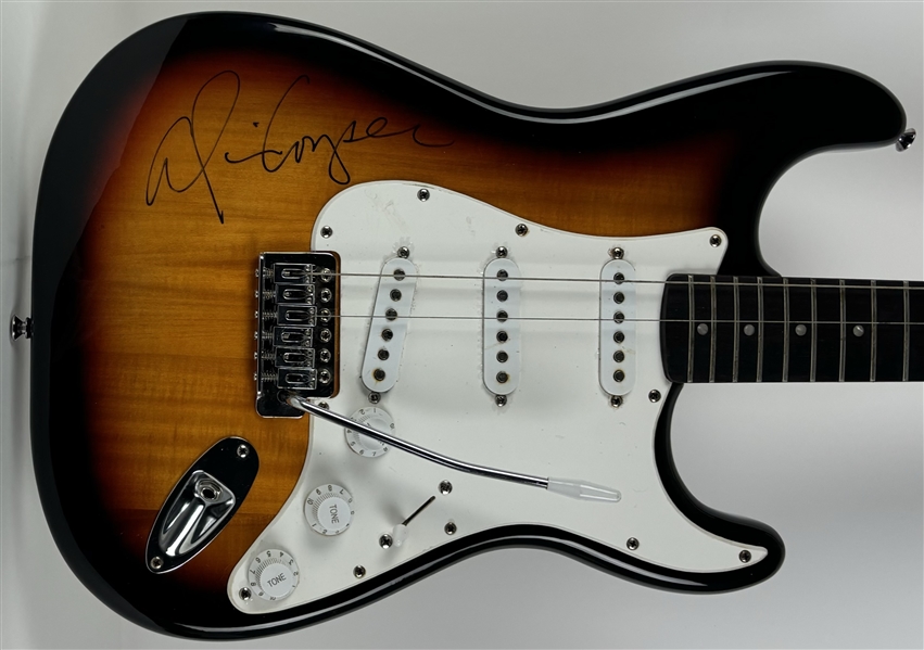 Alice Cooper Signed Squier Stratocaster Sunburst Guitar (JSA)