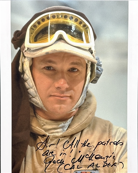 Star Wars: Jack McKenzie Signed 8" x 10" Color Photo from "The Empire Strikes Back" (Beckett/BAS)