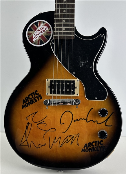 The Arctic Monkeys Group Signed Epiphone Electric Guitar (4 Sigs)(Beckett/BAS LOA)